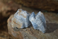 Natural New Sky Blue Calcite Specimens  x 70 From Spitzkop, Namibia