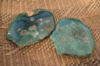 Polished  One Side Polished Emerald Mtorolite Plates  x 6 From Zimbabwe