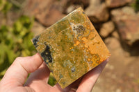 Polished Stunning Ocean Jasper Cubes (Corners Cut To Stand) x 4 From Madagascar - TopRock