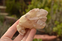 Natural Red Hematoid Phantom Quartz Clusters  x 4 From Zambia - TopRock