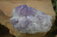 Natural Jacaranda Amethyst Clusters x 2 From Mumbwa, Zambia - TopRock