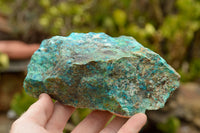 Natural Rough Blue Shattuckite Specimens  x 4 From Kaokoveld, Namibia - TopRock