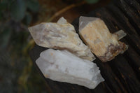 Natural Highly Selected Candle Quartz Crystals  x 35 From Madagascar - Toprock Gemstones and Minerals 