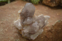 Natural Red Hematoid Quartz Clusters x 2 From Karoi, Zimbabwe