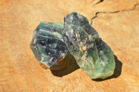 Natural Rough Watermelon Fluorite Cobbed Specimens  x 4 From Uis, Namibia - TopRock