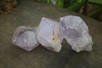 Natural Single Jacaranda Amethyst Crystals  x 12 From Zambia - Toprock Gemstones and Minerals 