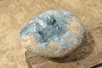 Polished Beautiful Blue Celestite Geode Eggs (1 x Mini, 2 x Medium) x 3 From Sakoany, Madagascar - TopRock