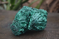 Natural Chatoyant Silky Malachite Specimens  x 2 From Congo - Toprock Gemstones and Minerals 