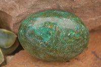 Polished Large Green Verdite Palm Stones  x 6 From Zimbabwe - TopRock