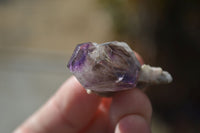 Natural Smokey Amethyst Quartz Crystals  x 35 From Chiredzi, Zimbabwe