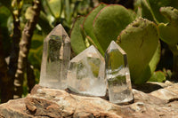 Polished Clear Quartz Crystal Points x 24 From Madagascar - TopRock