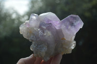 Natural Jacaranda Amethyst Clusters  x 3 From Mumbwa, Zambia - Toprock Gemstones and Minerals 