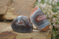 Polished River Agate Nodules  x 6 From Sashe River, Zimbabwe