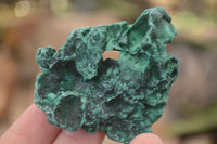 Natural Chatoyant Silky Malachite Specimens  x 13 From Kasompe, Congo - Toprock Gemstones and Minerals 