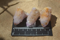 Natural Spirit Ametrine Quartz Crystals x 20 From Boekenhouthoek, South Africa