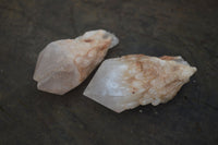 Natural Single Pineapple Candle Quartz Crystals  x 12 From Antsirabe, Madagascar - Toprock Gemstones and Minerals 