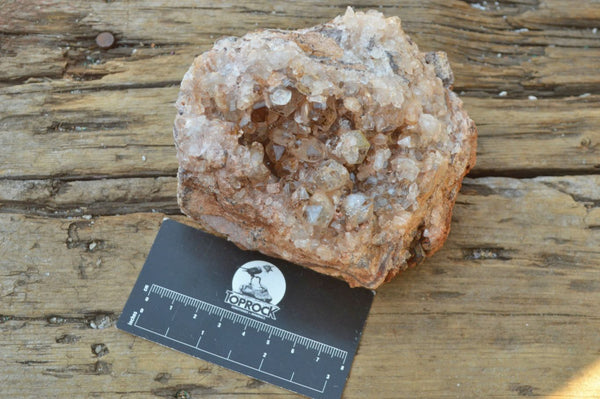 Natural Quartz Clusters With Limonite Colouring  x 4 From Zambia - TopRock