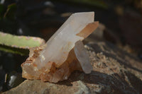 Natural Hematoid Quartz Clusters x 6 From Madagascar