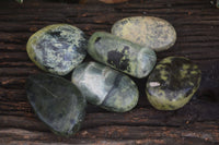 Polished Large Leopard Stone Palm Stones  x 6 From Zimbabwe - Toprock Gemstones and Minerals 