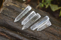 Polished Clear & Smokey Quartz Jewellery Points x 31 From Madagascar