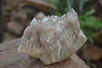 Natural Cascading Smokey White Phantom Quartz Clusters  x 2 From Luena, Congo - Toprock Gemstones and Minerals 