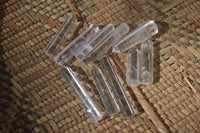 Polished Clear & Smokey Quartz Jewellery Points x 31 From Madagascar