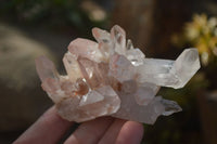 Natural Hematoid Quartz Clusters x 6 From Madagascar