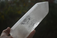 Polished Large Clear Quartz Points x 2 From Madagascar