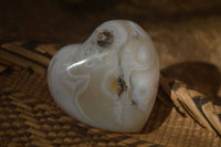 Polished Lovely Selection Of Agate Hearts x 6 From Madagascar