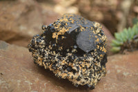 Natural Schorl Black Tourmaline & Smokey Quartz Specimens With Hyalite Opal x 2 From Erongo Mountains, Namibia - TopRock