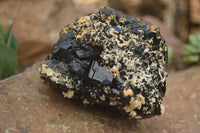 Natural Schorl Black Tourmaline & Smokey Quartz Specimens With Hyalite Opal x 2 From Erongo Mountains, Namibia - TopRock