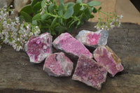 Natural Pink Salrose Cobaltion Dolomite Specimens  x 6 From Kakanda, Congo