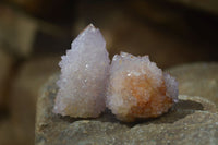 Natural Spirit Ametrine Quartz Crystals x 20 From Boekenhouthoek, South Africa