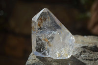 Polished Mixed Inclusion Quartz Points x 6 From Madagascar