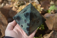 Polished Stromatolite Pyramids  x 3 From Katsepy, Madagascar