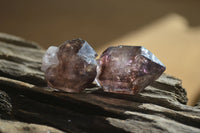 Natural Window Amethyst Crystal Specimens  x 12 From Chiredzi, Zimbabwe