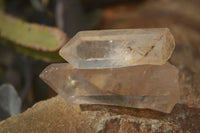 Natural Clear Smokey Quartz Crystals x 1.9 Kg Lot From Zimbabwe