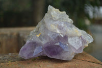 Natural Jacaranda Amethyst Clusters  x 3 From Mumbwa, Zambia - Toprock Gemstones and Minerals 