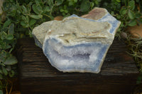 Natural XXL Blue Lace Agate Geode Specimen x 1 From Malawi - Toprock Gemstones and Minerals 