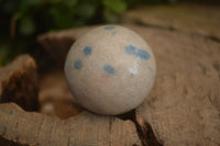 Polished Blue Spotted Spinel Quartz Spheres x 8 From Madagascar