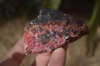 Natural Rough Red Rhodonite Specimens  x 12 From Zimbabwe