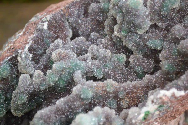 Natural Drusy Coated Ball Malachite On Dolomite Specimen  x 1 From Likasi, Congo