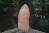 Polished Orange Twist Calcite Standing Free Form x 1 From Madagascar - Toprock Gemstones and Minerals 