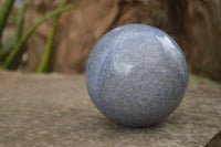 Polished Blue Lazulite Spheres  x 2 From Madagascar - TopRock