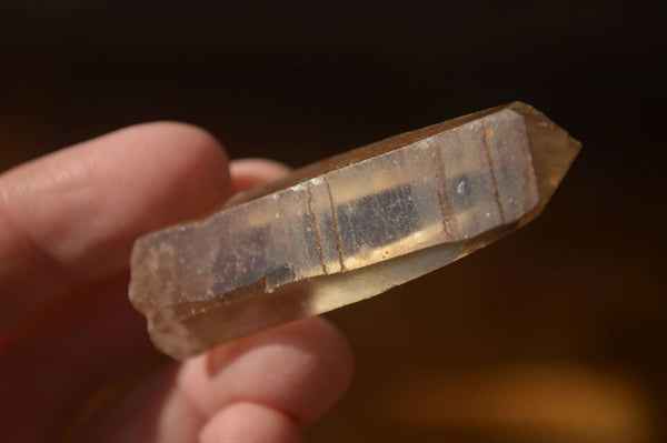 Natural Clear Smokey Quartz Crystals x 1.9 Kg Lot From Zimbabwe