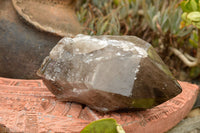 Polished  Smokey Quartz Crystal With Polished Termination x 1 From Malawi - TopRock