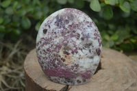 Polished Pink Rubellite Tourmaline In Feldspar & Quartz Matrix Standing Free Forms x 3 From Madagascar