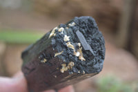 Natural Schorl Black Tourmaline & Smokey Quartz Specimens With Hyalite Opal x 2 From Erongo Mountains, Namibia - TopRock