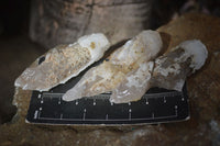 Natural Drusy Quartz Coated Calcite Crystals  x 20 From Alberts Mountain, Lesotho - Toprock Gemstones and Minerals 