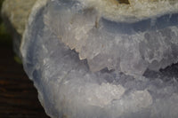 Natural XXL Blue Lace Agate Geode Specimen x 1 From Malawi - Toprock Gemstones and Minerals 